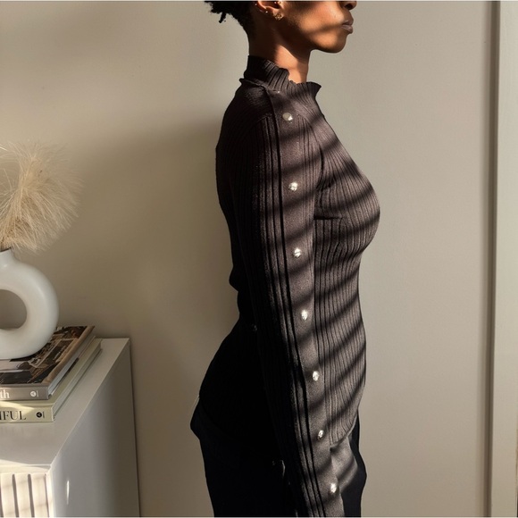 Philosophy Republic Sweater in Black - Picture 7 of 7